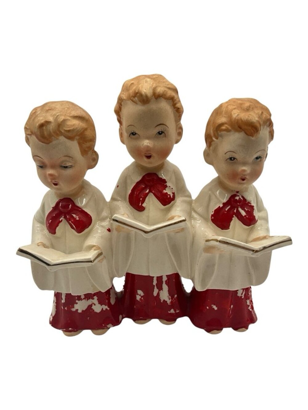 Choir Boy Vintage 1950s Figurine from Japan Kitsch Christmas Decor